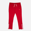 Wdmrck Exclusive SWEATPANT ZIPPERED BOTTOM TRACK PANTS WOMEN - RED