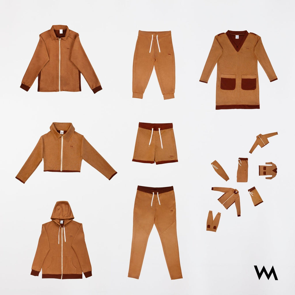 Wdmrck Exclusive Clothing & Closet Storage TRACK JACKET WOMEN - BROWN (HIGH QUALITY)