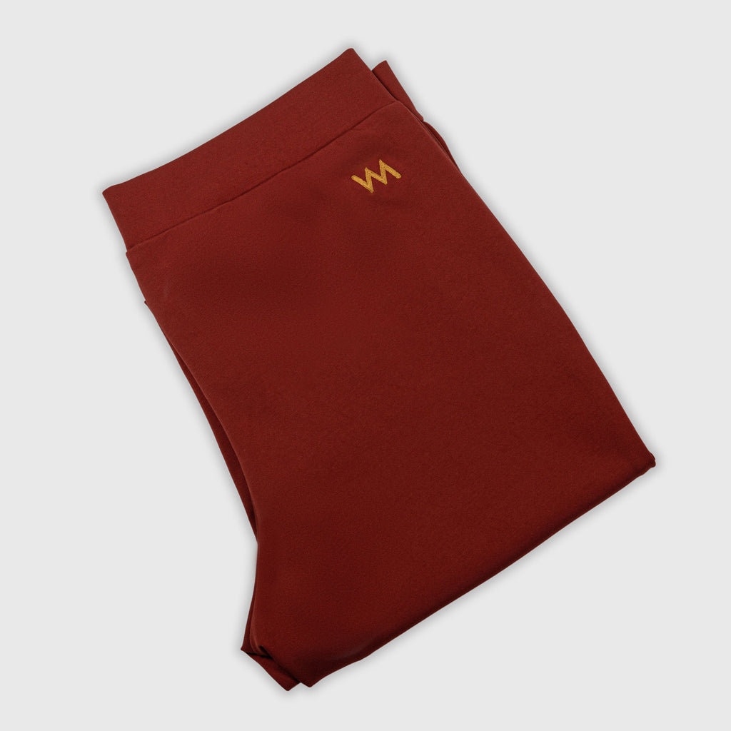 Wdmrck Exclusive SWEATPANT HIGH WAIST PANTS (WOMEN) - RUST