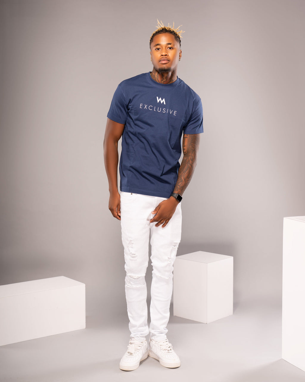 Wdmrck Exclusive t-shirt T-SHIRT (UNISEX) - BLUE NAVY