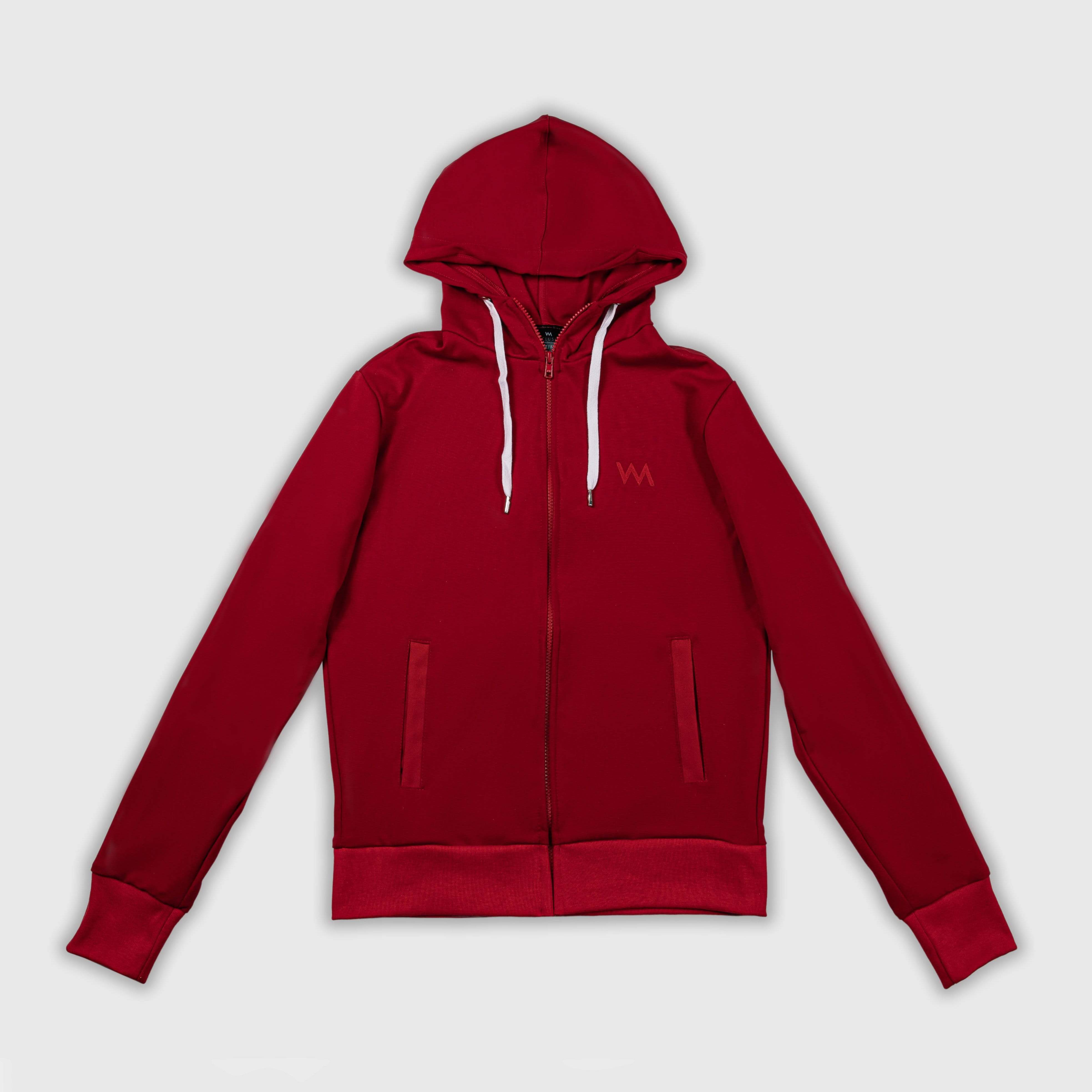 HOODED JACKET - RED