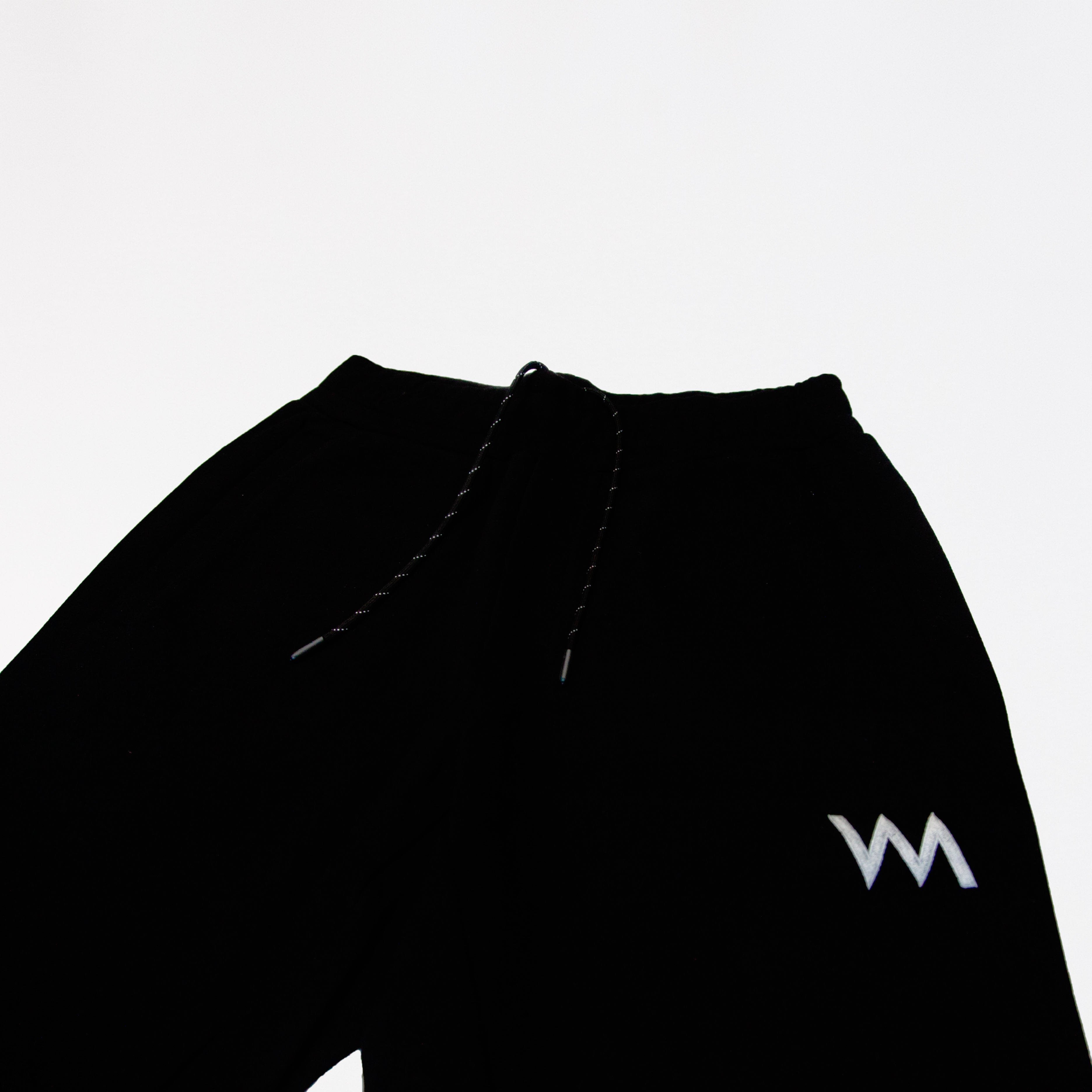 WDMRCK X SUPER SUB Clothing WDMRCK X SUPER SUB TRACK PANTS - BLACK (LOGO SILVER)